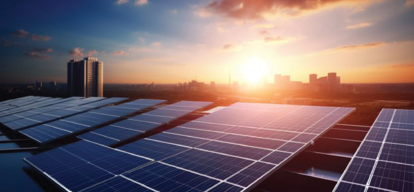 building solar panels